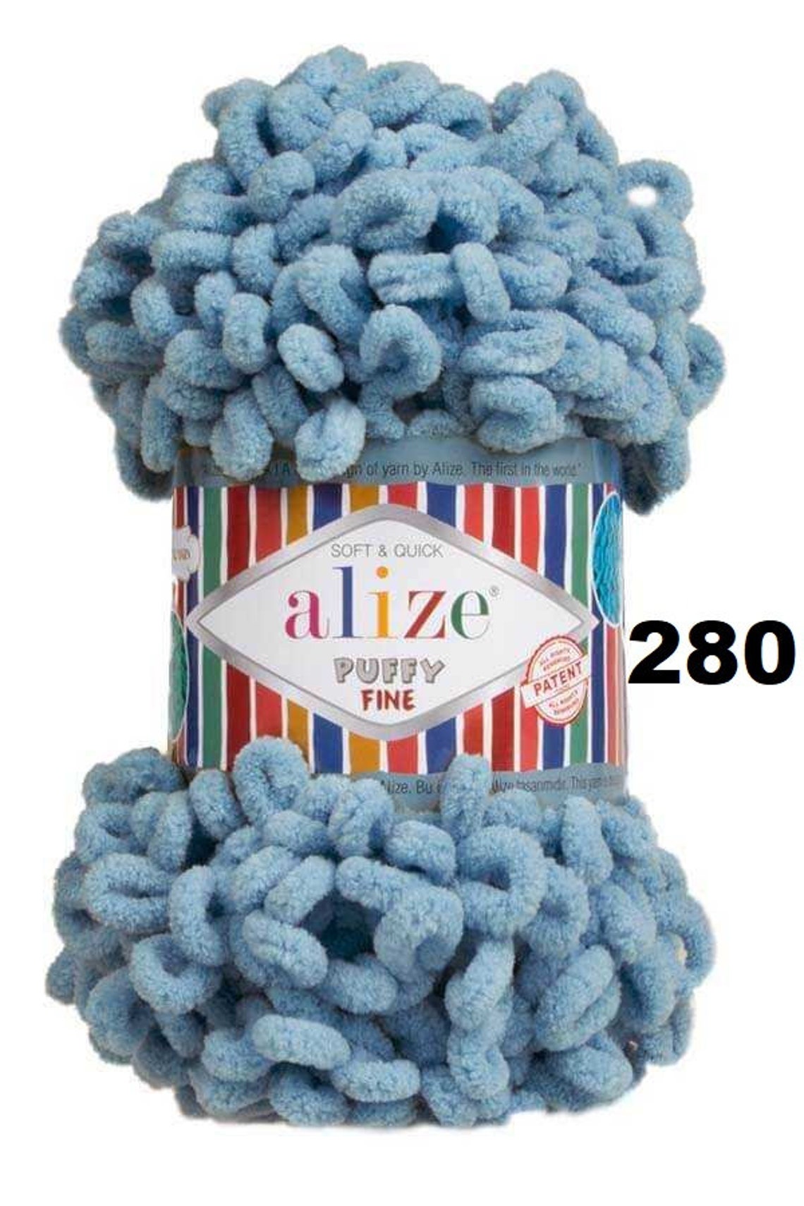 Alize Puffy Fine Bernat Alize BlanketEZ Loop Yarn Etsy