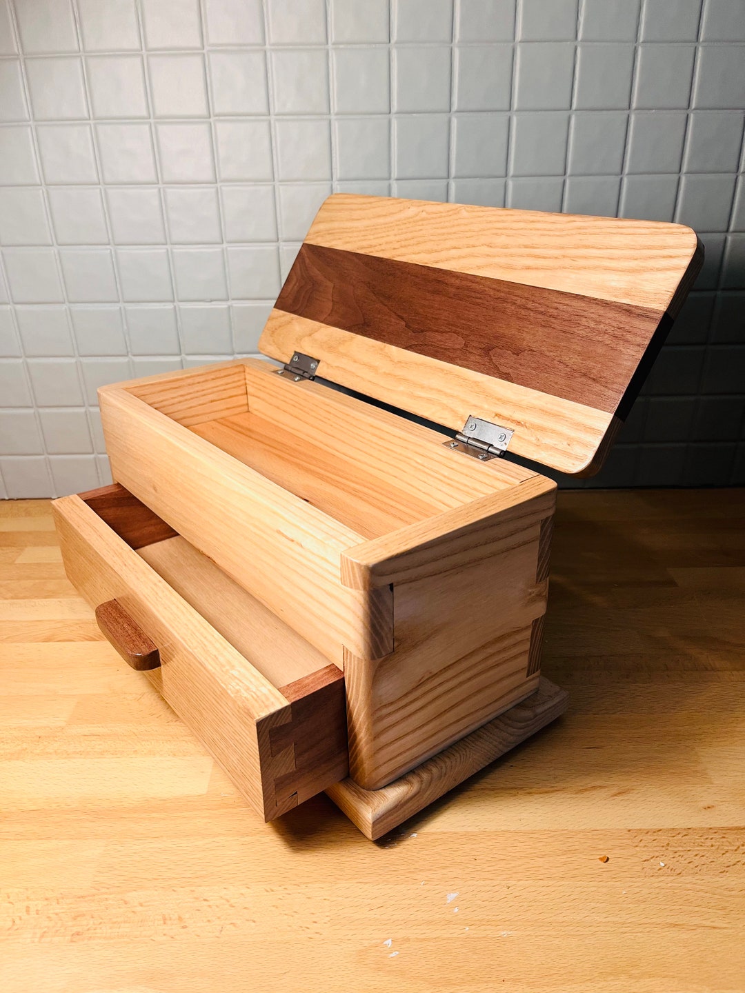 Handmade Jewellery Box/keepsake Box/gift Box/desk Organiser Etsy