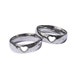 Matching Couple Heart Rings Anniversary Gifts Partners Husband Wife Love Birds Pair Rings Intertwined Love Relationships 