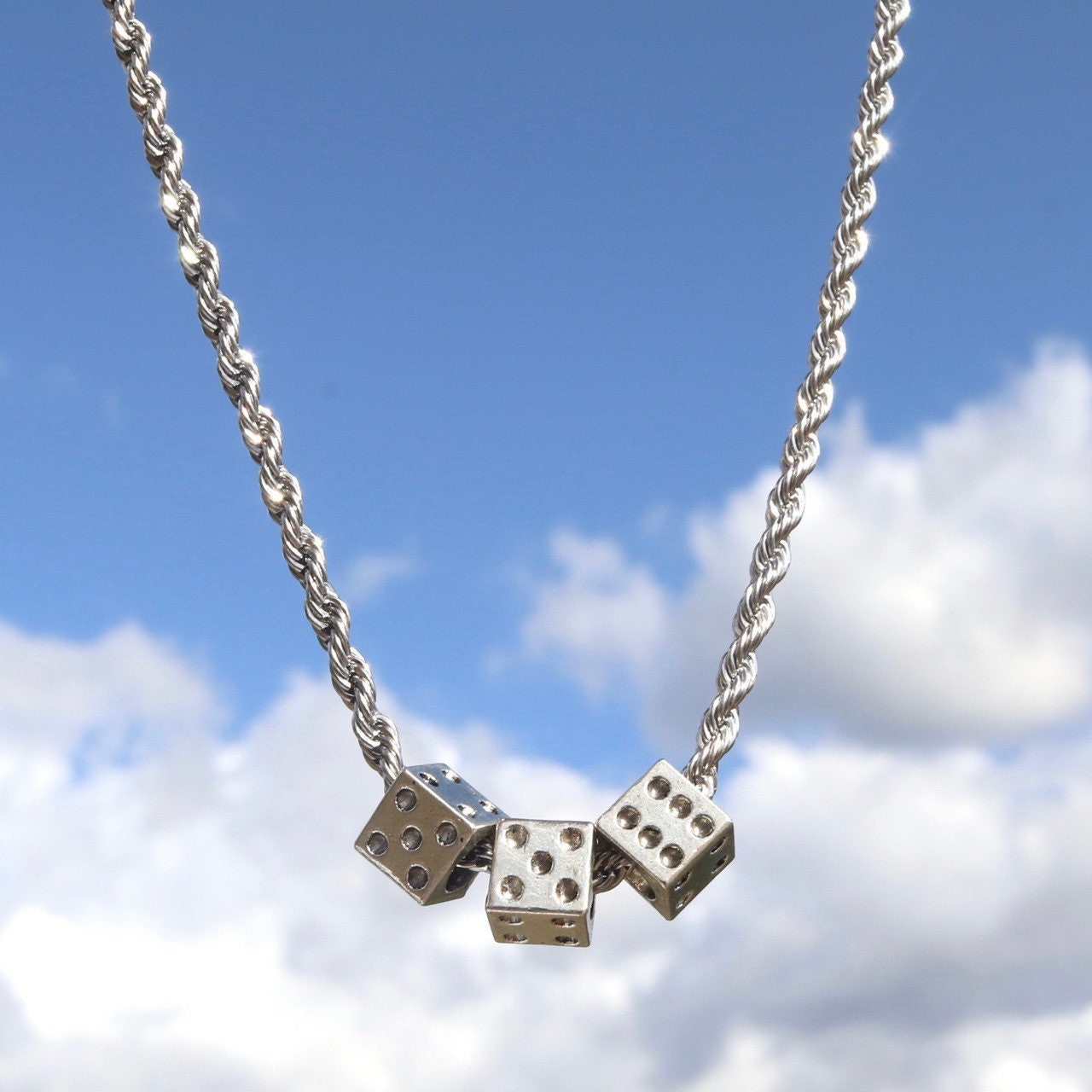 Dice Necklace Etsy