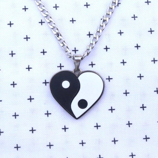 Yin Yang Hearts Etsy