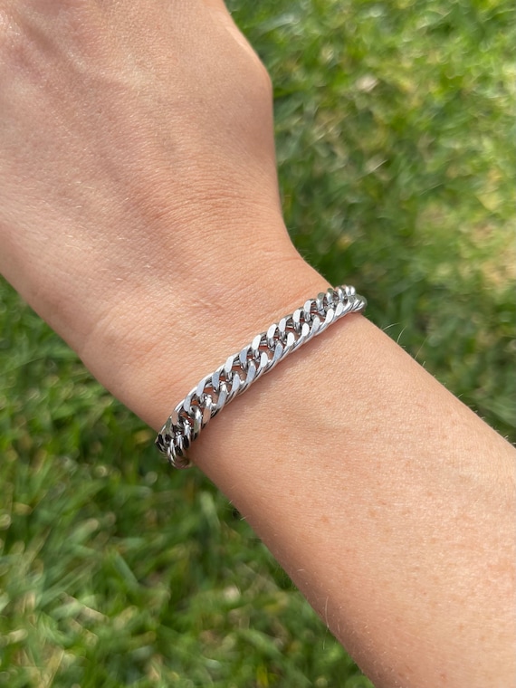 Minimalist Sterling Silver Snake Chain Bracelet