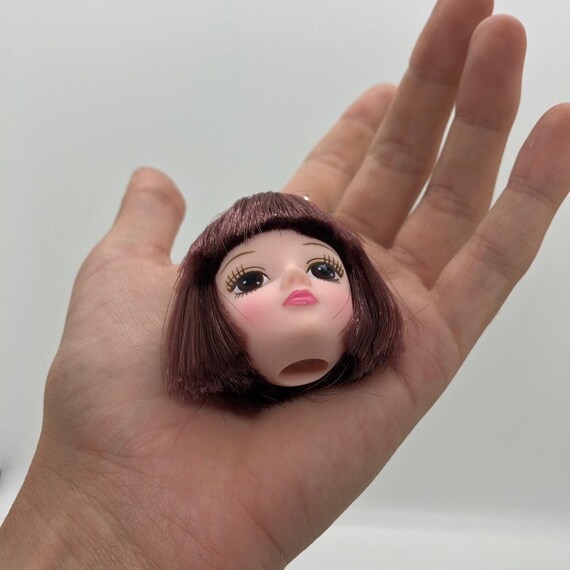 barbie head keychain