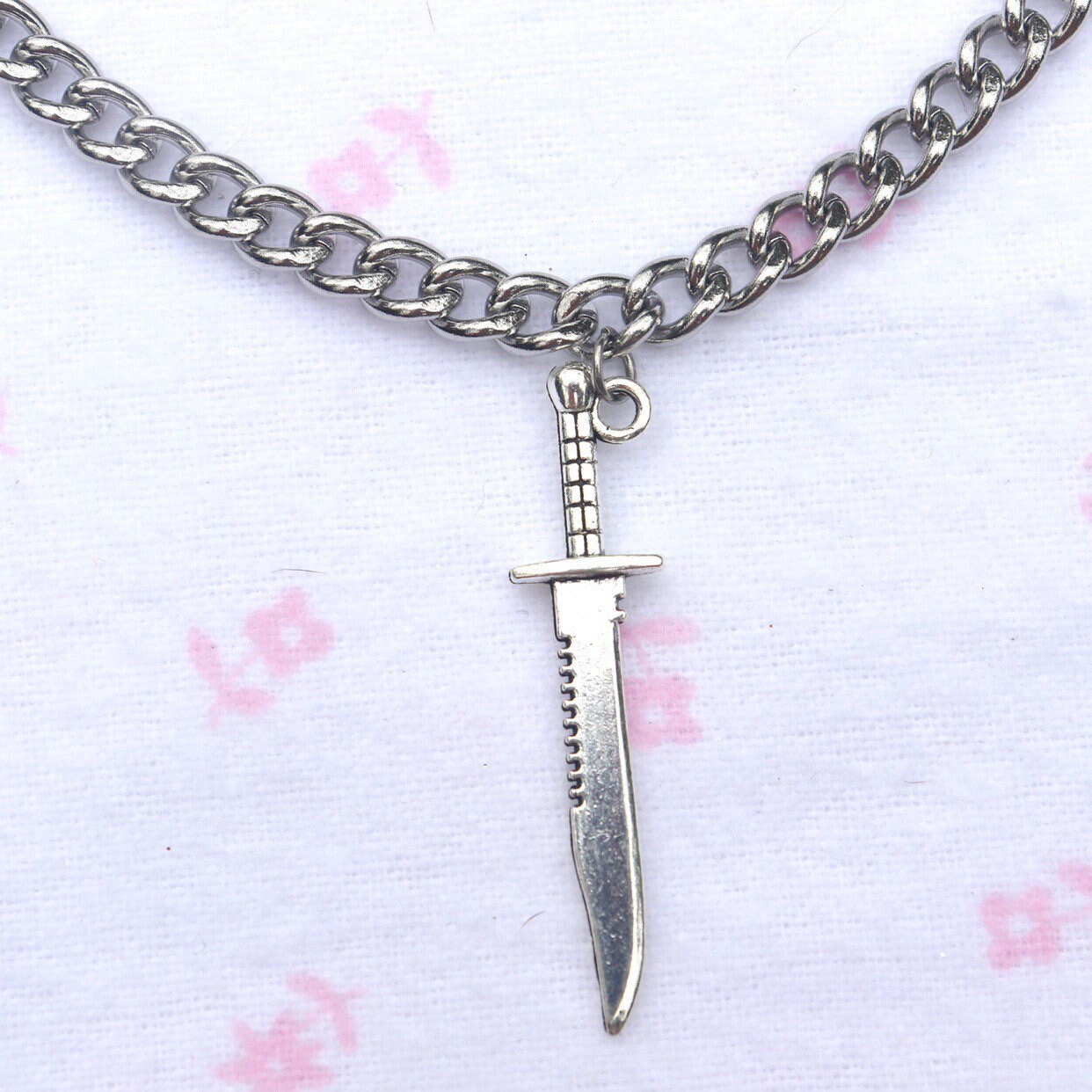 Stainless steel knife chain Etsy