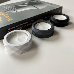 Geometric &#39;Monarch&#39; Tealight Candle Holder | New Home Decor | 3 Pack Available