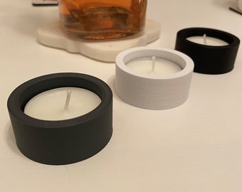 Minimalistic 'Halo' Tealight Candle Holder | 3 Pack Available | Modern Home Decor