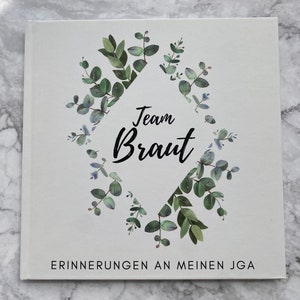 JGA Album Für max. 10 Personen Erinnerung an den JGA Junggesellinnenabschied Eukalyptus Bild 8