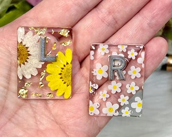 Flowery Xray Markers: Daisy Radiology Lead Markers with Initials, Add 2-3 Initials, Adhesive Included