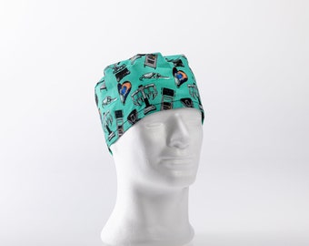 Surgical Cap DaVinci robot Fantasy &amp; Pattern