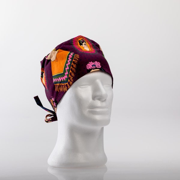 Surgical Cap Frida Viola Fantasy & Pattern