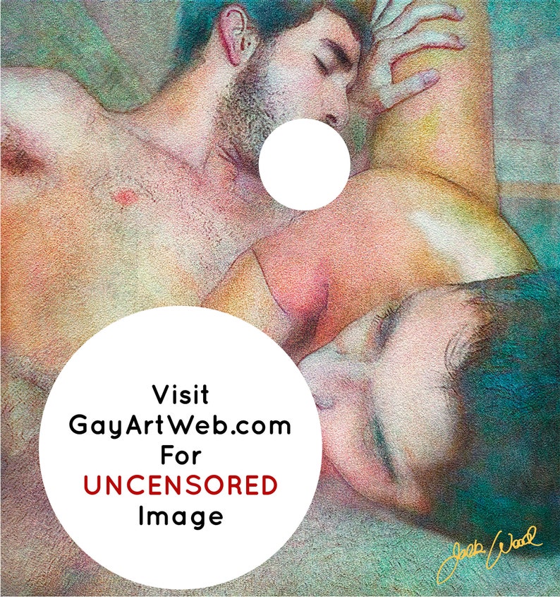 Sessanta Nove Erotic Gay Male Nude Art image 1