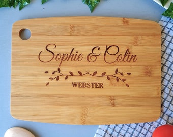 Personalised Couples Chopping Board Wedding anniversary Gift
