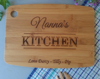 Personalised Chopping Board Mother's Day Cutting Board cheese board Gift