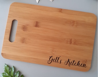 Personalised Cheese Board Bamboo Chopping Board Housewarming Wedding Christmas Gift
