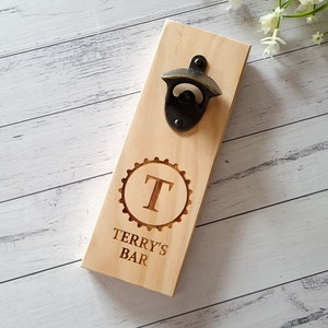 Flaschenöffner Wandhalter Personalisiert Bieröffner Gravur Geschenke für ihn