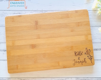 Personalised Couples Wedding gift Chopping Board Anniversary New home Gift