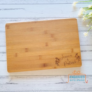 Personalised Couples Chopping Board Wedding anniversary Gift