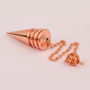 Heliwale Brass Metal Ball Point Hammer Design Metaphysical Positive Dowsing Divination Pendulum