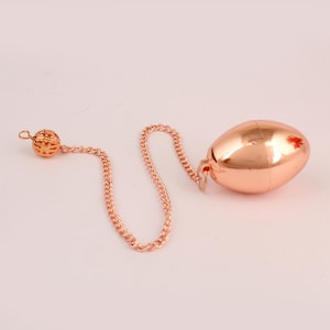 Heliwale Brass Metal Ball Point Hammer Design Metaphysical Positive Dowsing Divination Pendulum