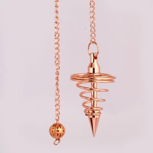 Heliwale Brass Metal Ball Point Hammer Design Metaphysical Positive Dowsing Divination Pendulum