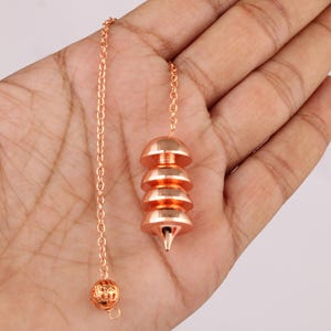 Heliwale Brass Metal Ball Point Hammer Design Metaphysical Positive Dowsing Divination Pendulum