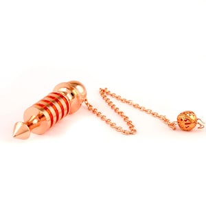 Heliwale Brass Metal Ball Point Hammer Design Metaphysical Positive Dowsing Divination Pendulum