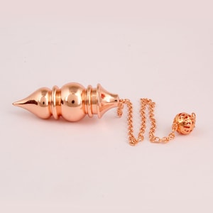 Heliwale Brass Metal Ball Point Hammer Design Metaphysical Positive Dowsing Divination Pendulum