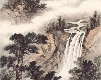 大好山水 中国固形墨 中国固形墨 大好山水