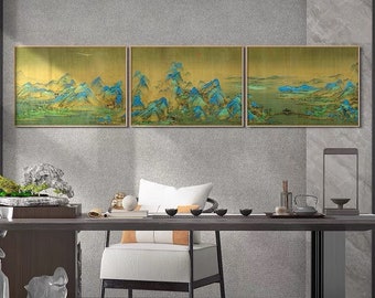 Thousands Miles of Mountains and Rivers, by Wang Ximeng, Song