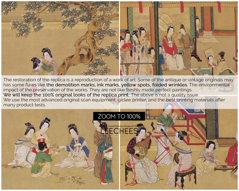 Spring Morning in the Han Palace, by Qiu Ying, One of “ten Great ...