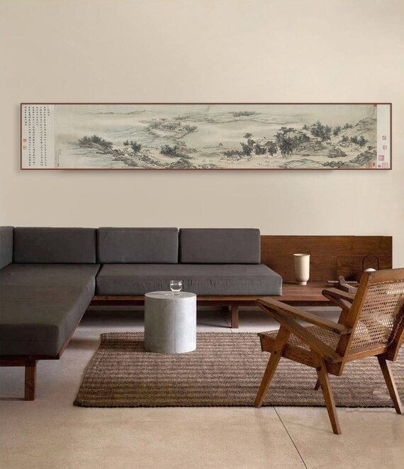 Extra Wide Landscape Wall Art Long Horizontal Narrow Etsy