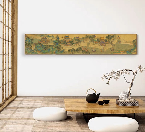 Musicians - Partial-Print Wall Scroll - Chinese Artwork