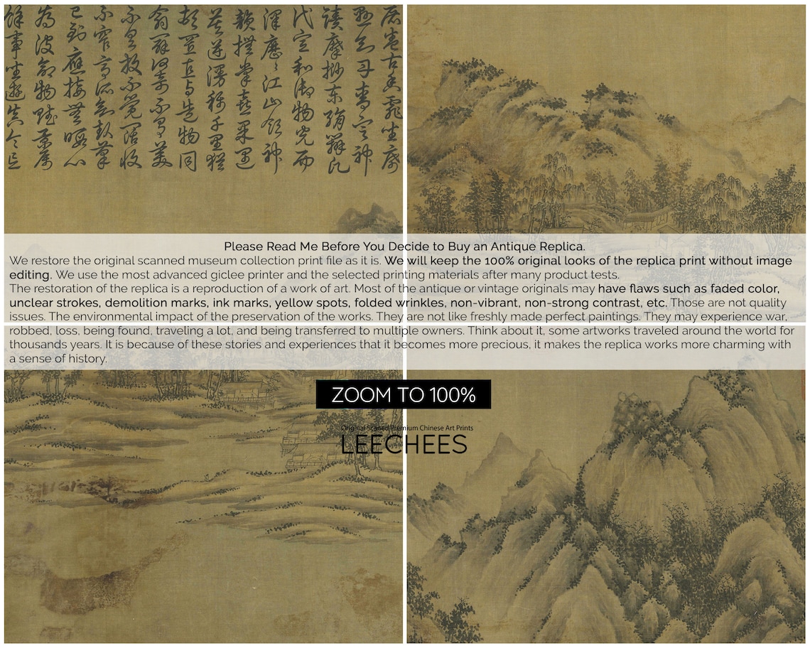 A Thousand Miles of Rivers and Mountains Scroll, Jiang Can, Song ...