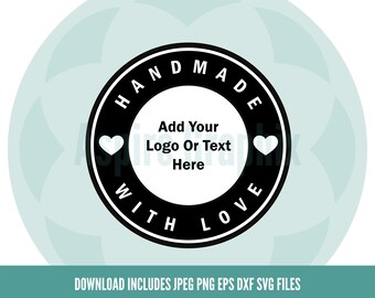 Download Handmade With Love Svg Handmade Svg Clip Art Iron On Svg Etsy