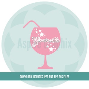 Ginvincible SVG, Gin SVG, Copa de ginebra SVG, Cóctel SVG, Gin en punto SVG, Gin Girl SVG, Gin Tonic SVG, Amante de la ginebra SVG, Gin Quote SVG