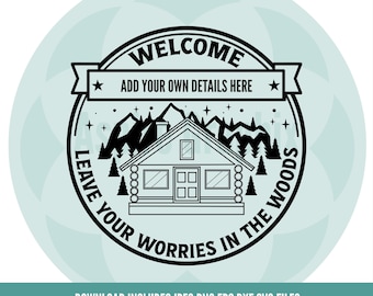 Cabin Name svg, Blockhaus svg, Cabin Zitat Cabin Sprüche svg was in der Cabine passiert, Welcome to Our Cabin svg File, Lakehouse svg