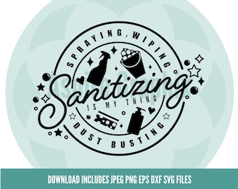Cleaning Svg, Cleaning Service Logo, Cleaning Cut Files, Files for Cricut, Maid svg, Cleaning logo svg, Clean logo, Sanitizing SVG