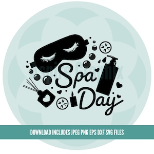 Spa Day svg, Spa Squad Svg, Autocuidado svg, Girls Spa Trip svg, Aniversário svg, Férias para meninas svg, despedida de solteira svg, massagem svg, Beleza svg