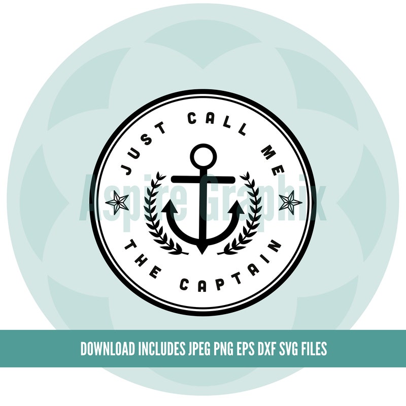 Boat Captain Svg - Etsy