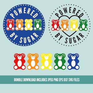 Gummy Bear Svg, Candy svg, Candy Cricut File, Jelly Bear svg