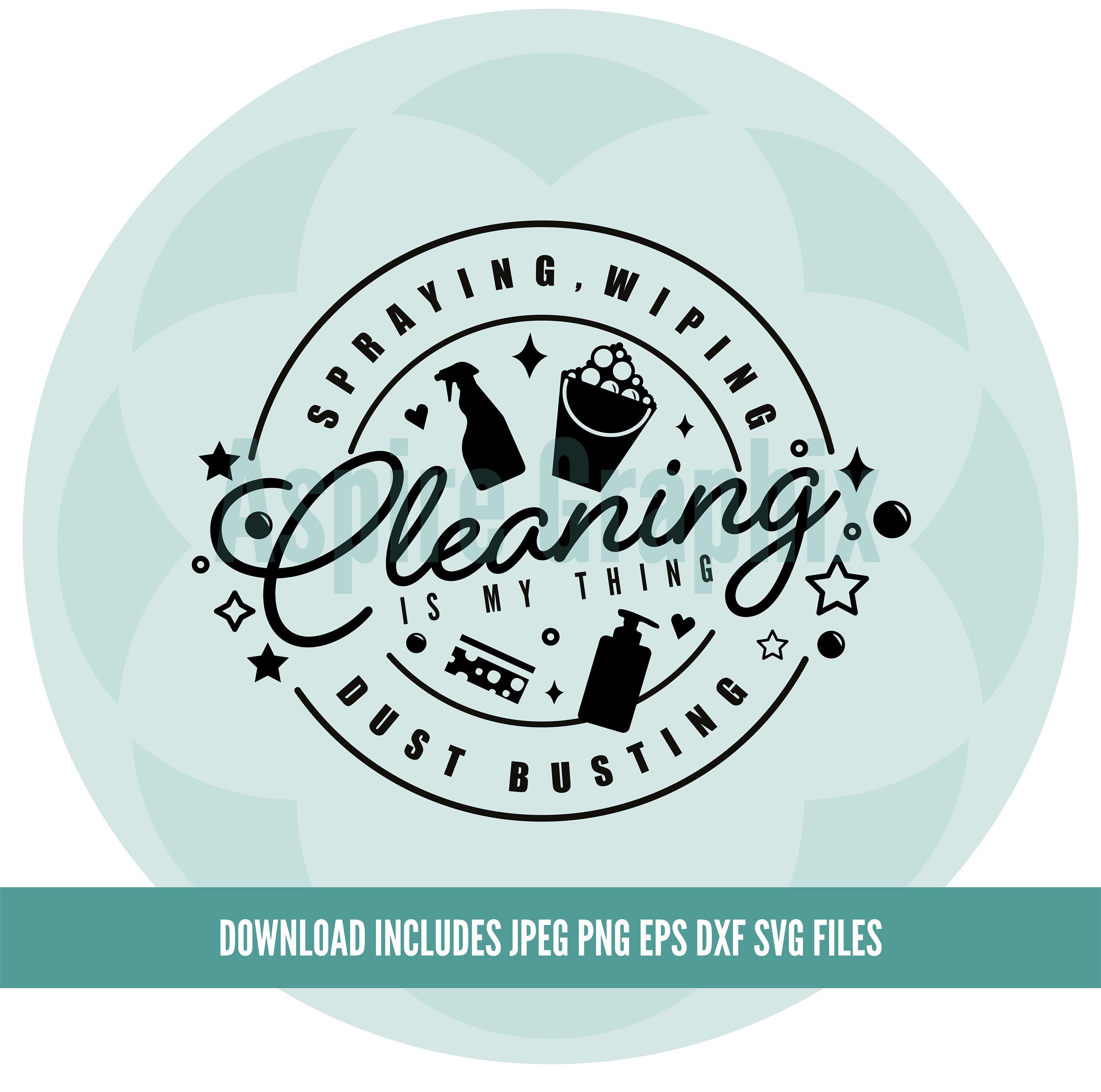 cleaning service logo