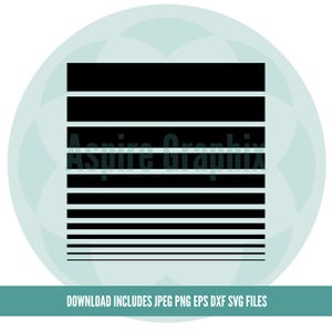 May include: Black and white striped design with the text "Aspire Graphics" in white.