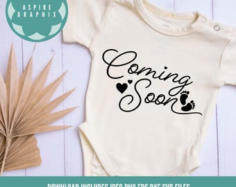 Pregnancy announcement svg, pregnancy svg, coming soon svg, pregnancy reveal svg, baby coming soon svg, mama to be svg, Baby svg,