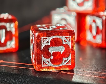 Vampire Blood D6 Dice – Horror Tabletop RPG Dice