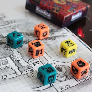 Random Quest Generator dobbelstenen set Randice voor dnd
