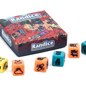 Random Quest Generator Dice Set - Dungeon Master's Tool for TTRPG - Etsy
