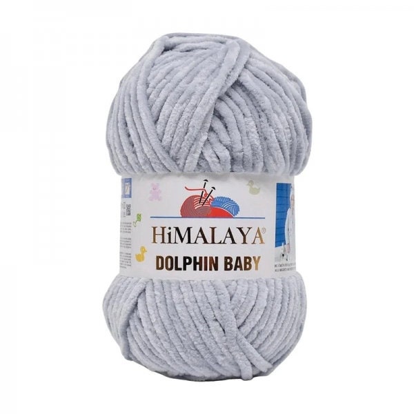 Himalaya Dolphin Baby, Baby Blanket Yarn, Velvet Yarn, Himalaya Yarn, Baby  Yarn, Baby Crochet Yarn, 100g3.5oz 120m131yd, Chenille Bulky Yarn 