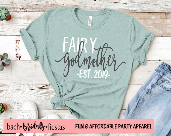 Godmother Shirt Fairy Godmother Shirtunisex Tee Baptism Etsy