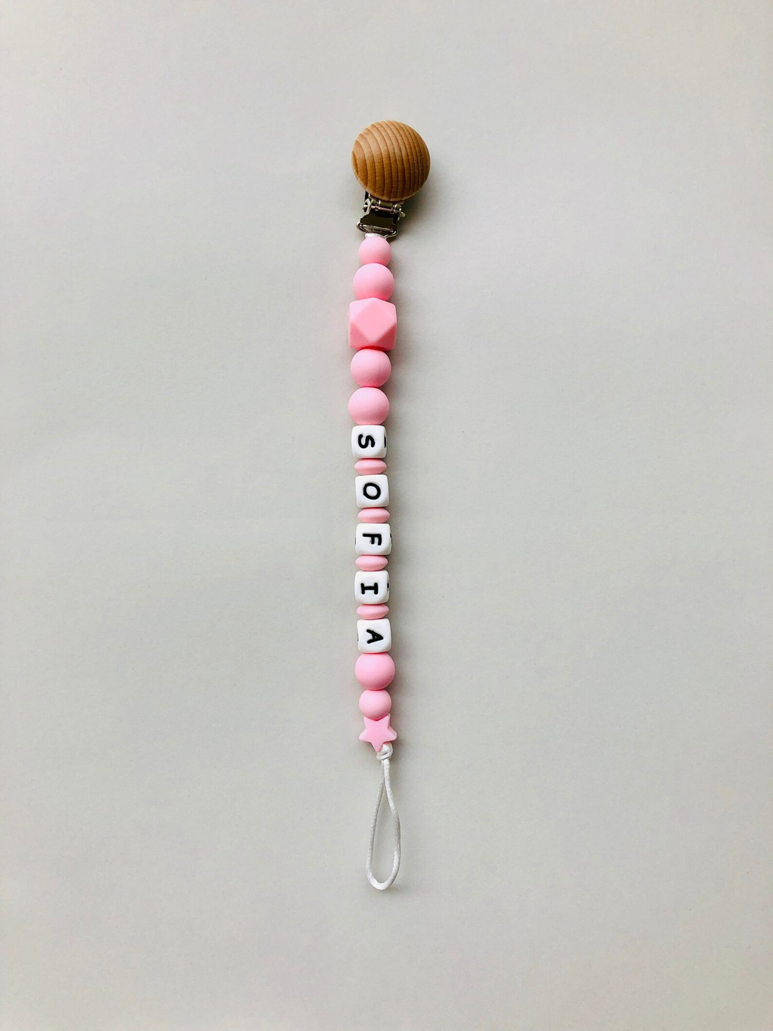 Personalized Pacifier Clip Etsy