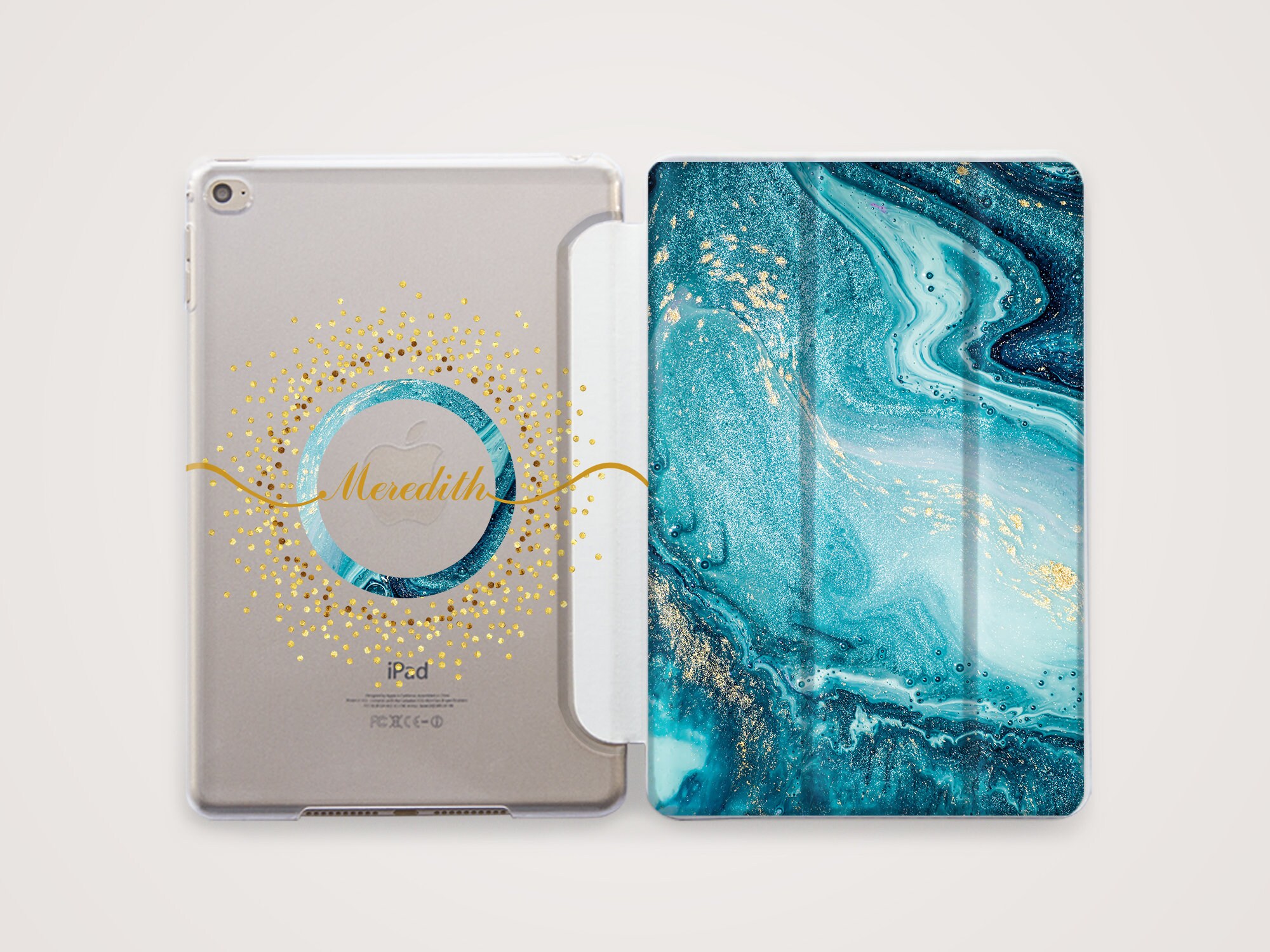 Blue marble Case for iPad Mini 5 iPad 9.7 Case Personalized Etsy